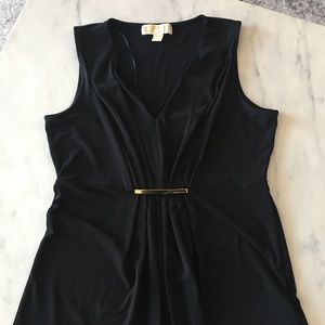 MK black sleeveless top